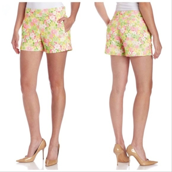 Lilly Pulitzer Pants - Lilly Pulitzer | Sloane Floral Eyelet Shorts